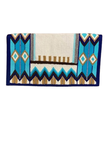 Fournitures d'équitation pour ranch : Tapis de selle western en laine fait main pour équipement de cowboy, équitation sur sentier, concours hippique, entraînement et activités de plein air - Product Image 3