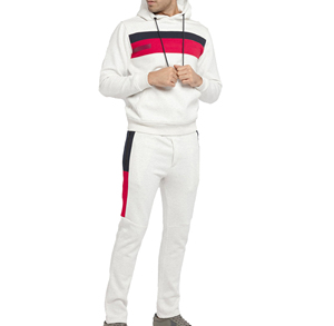 Ensemble sweat-shirt et pantalon de survêtement en molleton uni pour homme, coupe classique, haute qualité, streetwear d'hiver, vêtements de sport chauds et épais - Product Image 5