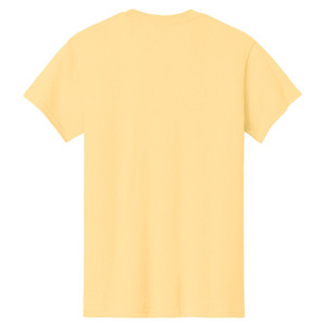 Camiseta Oversize de Cuello Alto para Hombre, 100% Algodón Ecológico, Colores Personalizados 2025, Amarillo Haze, Hombros Caídos, Bordada, Anti-Pilling - Product Image 4
