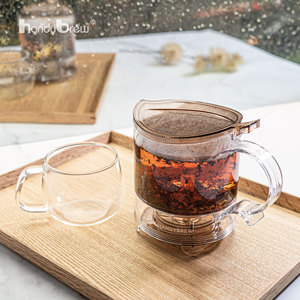 HandyBrew Portable Loose Leaf <b>Tea</b> Infuser, Gravity <b>Tea</b> <b>Maker</b> BPA Free Eco-Friendly for OEM ODM Private Label Wholesale - Product Image 6