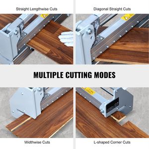 Taglierina Manuale per Piastrelle da 13 Pollici Senza Sforzo per Vinile, Laminato, Legno Ingegnerizzato, Rivestimenti, Profondità di Taglio 0,47 Pollici - Product Image 5