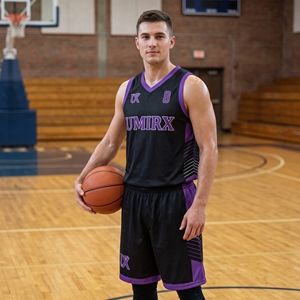 Conjunto de Uniforme de Baloncesto Personalizado, Ropa Deportiva de Malla, Impresión de Nombre y Número del Equipo, Ropa Deportiva para Calle y Cancha, Poliéster/Algodón Digital - Product Image 6