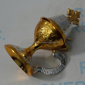 Quemador de Incienso de Latón Hecho a Mano, Incensario Religioso Grabado, Ecológico y Duradero para Iglesia, Altar, Oración, Meditación y Devoción - Product Image 2