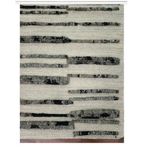 Alfombra de Lana Suave con Diseño Tradicional Rojo, Hecha a Mano, para Dormitorio o Sala de Estar, Acabado Elegante - Product Image 1