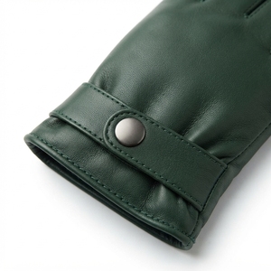 Gants thermiques d'hiver pour hommes, imperméables, en similicuir PU, doublés de fourrure, compatibles avec les écrans tactiles, pour le cyclisme, le travail en extérieur, vente en gros OEM - Product Image 5
