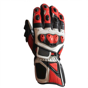 Guantes de Motociclismo de Cuero Transpirable de Alta Calidad a Precio de Mayoreo, con Protección Completa para los Dedos y Resistentes a los Rayos UV - Product Image 1