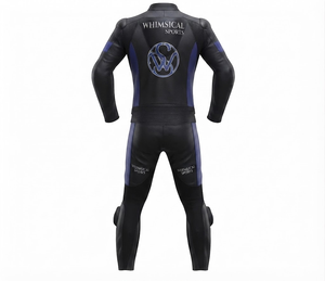 Combinaison de moto en cuir sur mesure de qualité supérieure MotoCP Racing 1 pièce, équipement de conduite avec bosse niveau 2 CE, fabriquée sur mesure - Product Image 2