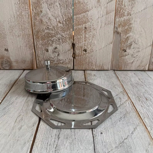 Multipurpose Metal Butter Box with Lid for Home <b>Kitchen</b> Use - Product Image 1