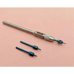 Kit de Punches para Trasplante Capilar FUE con Recubrimiento de Titanio, Tamaños de Punch de 0.8mm, 0.9mm y 1mm, Herramientas de Precisión para Restauración y Trasplante Capilar - Product Image 1