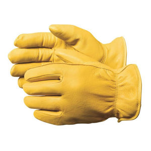 Gants de travail en cuir de daim de qualité supérieure OEM pour hommes, doublés thermiquement Thinsulate, pour la construction, en peau de mouton - Product Image 2