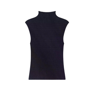 Pull-over surdimensionné brodé en coton épais à col montant - Product Image 4