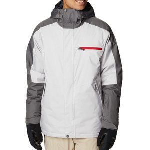 Chaqueta de Esquí de Invierno Moderna con Forro Suave, Diseño Transpirable, Logotipo Frontal, Material de Nailon/Poliéster para Hombre - Product Image 1
