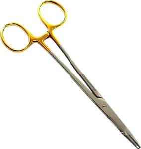 Pinza Portaagujas Quirúrgica Premium Olsen Hegar con Mango de Bloqueo de Precisión, Punta Recta Dentada Duradera, Aprobada por ISO - Product Image 3