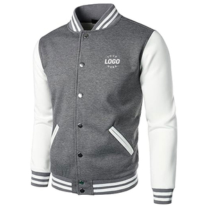Wholesale Price OEM Custom Logo Color <b>Long</b> Sleeve Casual Varsity <b>Jacket</b> <b>Men</b> Baseball <b>Jackets</b> Eco-Friendly Varsity <b>Jacket</b> For <b>Men</b> - Product Image 4