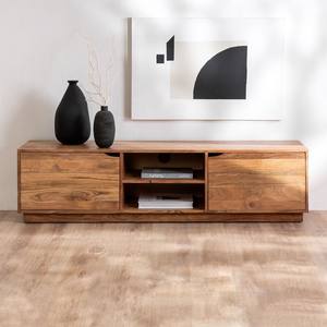 Mueble para TV Vandana Arion Ultra 160x40 cm con estante en madera de acacia de Tasmania - Product Image 1