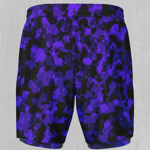 Men's for Geometric Print Quick Dry <b>Mid</b> Waist Drawstring Closure Satin Fabric Shorts Pockets Casual Short Length Swim Trunks - Product Image 5
