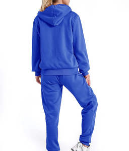 Ensemble de survêtement pour femme, jogging, course à pied, sweat à capuche zippé, pantalon de jogging, ensemble 2 pièces, meilleur molleton haute technologie 350 GSM, survêtements zippés pour femme - Product Image 2