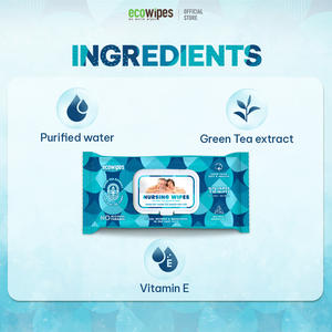 Toallitas húmedas para lactancia: 99.9% de protección contra virus, seguras para la piel, ideales para personas mayores y pacientes, diseño personalizable para uso sanitario - Product Image 4