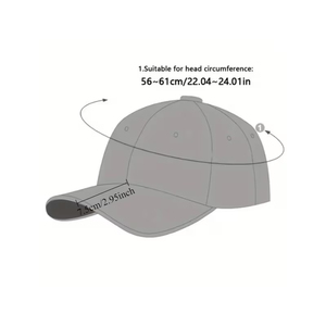 Gorra de Béisbol de Mezclilla Impermeable Unisex de Buena Calidad, 5 Paneles, Diseño Clásico con Impresión Digital, Ajustable para las Cuatro Estaciones - Product Image 6