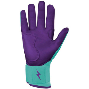ถุงมือเบสบอลหนังแท้รุ่นซิกเนเจอร์ซีรีส์ ลองคัฟฟ์ ยี่ห้อ MARGINAL SPORTS Ketel Marte แบบปิดด้วยแถบตีนตุ๊กแก สีเขียวอมฟ้า สำหรับมืออาชีพ - Product Image 1