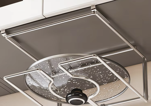 Organizador de tapas de ollas para colgar en la pared de la cocina, soporte para tapas de ollas, ahorrador de espacio, organizador de cocina - Product Image 2
