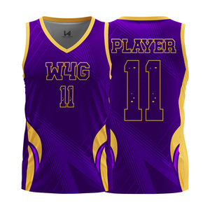 Maillots de basket personnalisés pour filles, respirants, imprimés par sublimation, séchage rapide, 100% polyester, absorbant l'humidité - Product Image 6