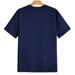 เสื้อยืดคอกลมโอเวอร์ไซส์ผ้าฝ้ายแท้ 100% หนานุ่ม สำหรับผู้ชาย แบบเรียบ ไม่มีลาย รับสั่งพิมพ์ลายตามต้องการ ผู้ผลิตขายส่ง OEM - Product Image 6