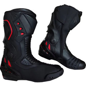 Botas de Motocicleta Deportivas de Cuero Impermeables de Alta Calidad para Hombre, Botas de Motociclismo Transpirables y Duraderas a Bajo Precio - Product Image 4