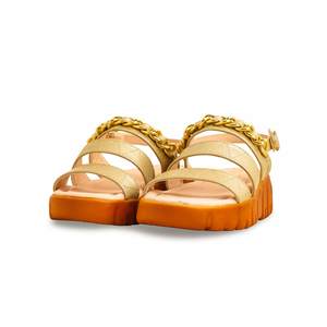 Sandales de cérémonie à talon doré pour filles KD5634 - Product Image 3