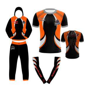 Ensemble de vêtements de sport pour équipe de gaming en deux pièces : maillot et sweat-shirt d'e-sport à sublimation intégrale - Product Image 1