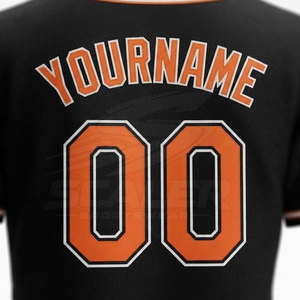 Maillot de baseball pour homme imprimé numériquement, léger, en maille respirante, séchage rapide, col en V, uniforme d'équipe, logo personnalisé pour les entraînements et les tournois - Product Image 5