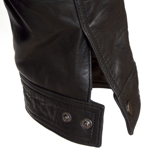 Veste en cuir d'agneau de haute qualité pour homme, style streetwear, nouvelle collection, provenance du Pakistan, avec du duvet et de la laine. - Product Image 4