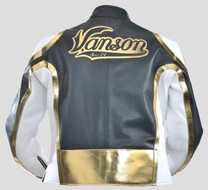 แจ็คเก็ตมอเตอร์ไซค์หนังวัวแท้ Vanson Leathers รุ่นที่ 50 สำหรับผู้ชาย มาตรฐาน CE ป้องกันการกระแทก ทนลม กันหนาว เป็นมิตรต่อสิ่งแวดล้อม เหมาะสำหรับขี่มอเตอร์ไซค์ - Product Image 1