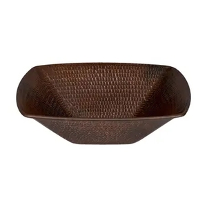Luxury Square Rose Gold Vessel Sink Above Counter Brushed Stainless Steel Bathroom <b>Basin</b> Modern Vanity Washbowl - Product Image 2