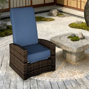 Sedia da Esterno per Soggiorno, Sedia a Sdraio da Giardino, Arredamento da Patio Resistente alle Intemperie per Interni ed Esterni - Product Image 1