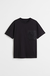 Camiseta Informal Holgada con Bolsillo Frontal de Secado Rápido, 100% Algodón, con un Bolsillo - Product Image 4