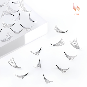 ขนตาปลอมสำเร็จรูปขายส่ง 4D 5D 6D 8D 10D ขนสังเคราะห์แบบเต็มเส้น ทำมือ Nesslash ไม่ทดลองกับสัตว์ ง่ายต่อการหยิบจับ - Product Image 3