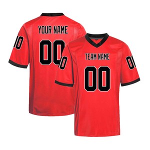 Fabricant de maillots de football américain en marque privée, polyester, taille personnalisée, sublimation intégrale, vêtements de sport haut de gamme pour équipes, vêtements d'équipe OEM - Product Image 1