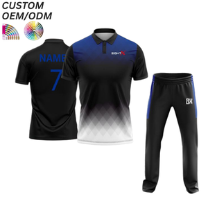 Uniforme Deportivo de Cricket Transpirable Personalizado, Jersey de Malla para Equipo, Soporte OEM ODM para Fabricación al por Mayor - Product Image 6