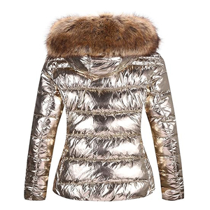 Chaqueta de Invierno Acolchada para Mujer, Chaqueta Larga de Plumón con Relleno de Algodón, Abrigo de Invierno - Product Image 5