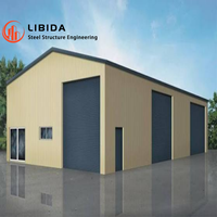 Hangar de stockage en structure métallique, hangar de stockage préfabriqué, entrepôt en acier prêt à l'emploi, bâtiment en acier portable pour le stockage