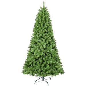 Albero di Natale Artificiale in PVC da 2,3 m con 1380 Punte di Rami, Base Pieghevole in Metallo, Decorazione Festiva - Product Image 1