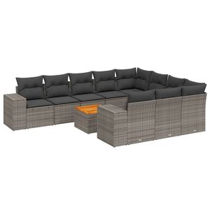 Conjunto de sofá de jardín gris - Product Image 2
