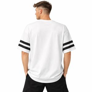 Camisetas Unisex de Corte Regular con Estampado por Sublimación en la Parte Delantera, Hombros Caídos, Diseños Personalizados, Transpirables, de Secado Rápido, Casuales para Verano - Product Image 3