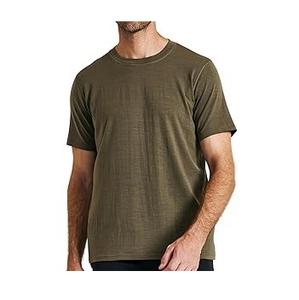 T-shirt de sport ajusté sur mesure pour homme, 100 % laine mérinos, imprimé, respirant, vente chaude, OEM, faible MOQ - Product Image 1