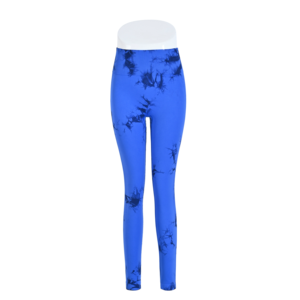 Leggings de Yoga y Gimnasio de Alta Compresión Sin Costuras con Efecto Tie-Dye, Cintura Elástica y Control de Abdomen, con Efecto Scrunch Butt - Product Image 5