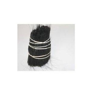 Bouquets de poils de buffle faits à la main, noir naturel, matériau artisanal rustique pour la décoration intérieure - Product Image 5