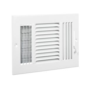 Set di 6 Griglie di Ventilazione Rettangolari in Ferro da 6 x 10 Pollici, Bocchette HVAC a 3 Direzioni Antiruggine per Pareti e Soffitti di Casa/Ufficio - Product Image 4