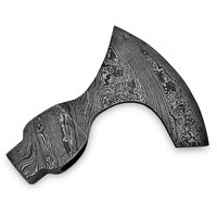 Tête de hache en acier Damas durable, construction en acier, finition polie à motif, hache en acier Damas
