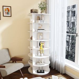 Scarpiera Girevole a 7 Livelli Autoportante, Organizzatore Rotante a 360 Gradi in Materiale PP, Contiene 28 Paia di Scarpe e Borse - Product Image 2